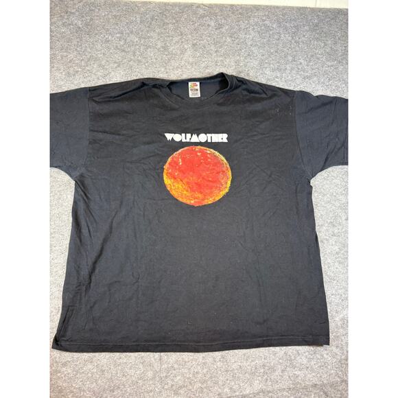 Vintage 90s Wolfmother T Shirt Mens 2XL Black Australian Band Tour Streetwear - Picture 7 of 7